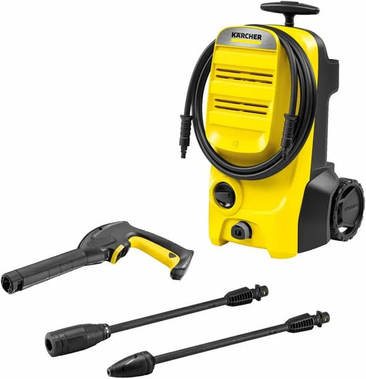 Kärcher K 4 Nettoyeur haute pression, 130 bar, Flexible et Pistolet Haute Pression, Débit : 20 l/h, Surface : 30 m²/h, 4,6 kg
