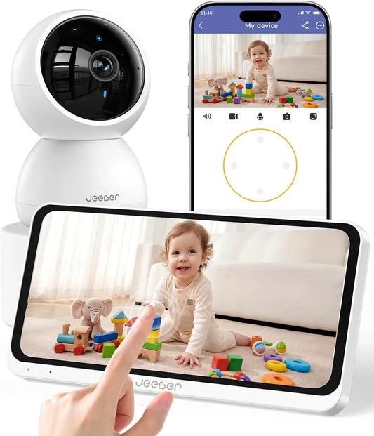 Babyphone, Caméra, moniteur vidéo pour bébé, tactile, Wi-Fi