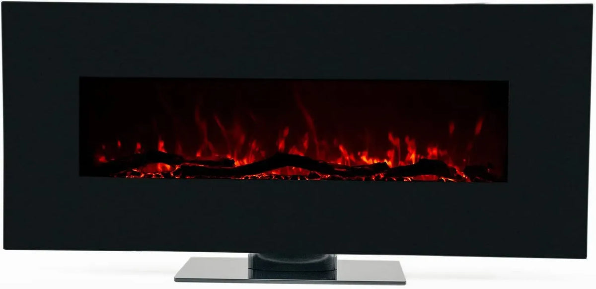 Radiateur électrique, 1600 W, KEKAI, appareil de chauffage, Cheminée électrique Murale/Table avec Effet Flamme et Chauffage 1600 W