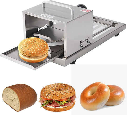 machine à portion, trancheuse alimentaire, professionnel, acier inoxydable, 4 niveaux, pour hamburgers