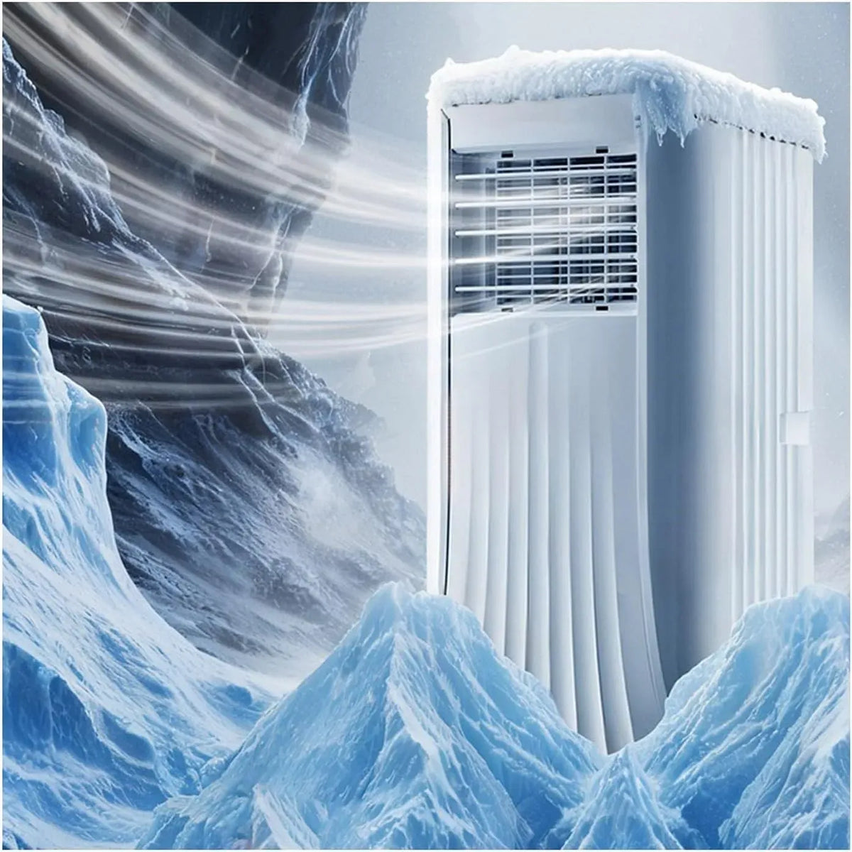 Climatiseur 3-en-1, portable, silencieux, appareil de climatisation, Climatiseur Mobile 9000 BTU