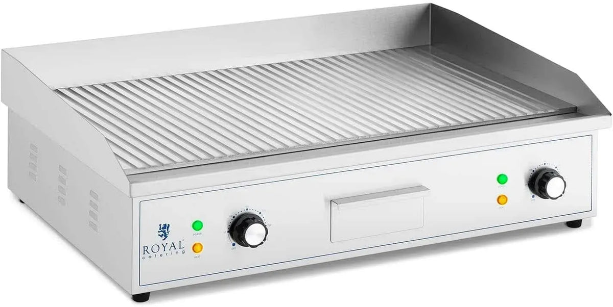 RCPG 51 Plancha, 700 x 400 mm, 2 foyers, 400 W, gril, professionnel, restauration
