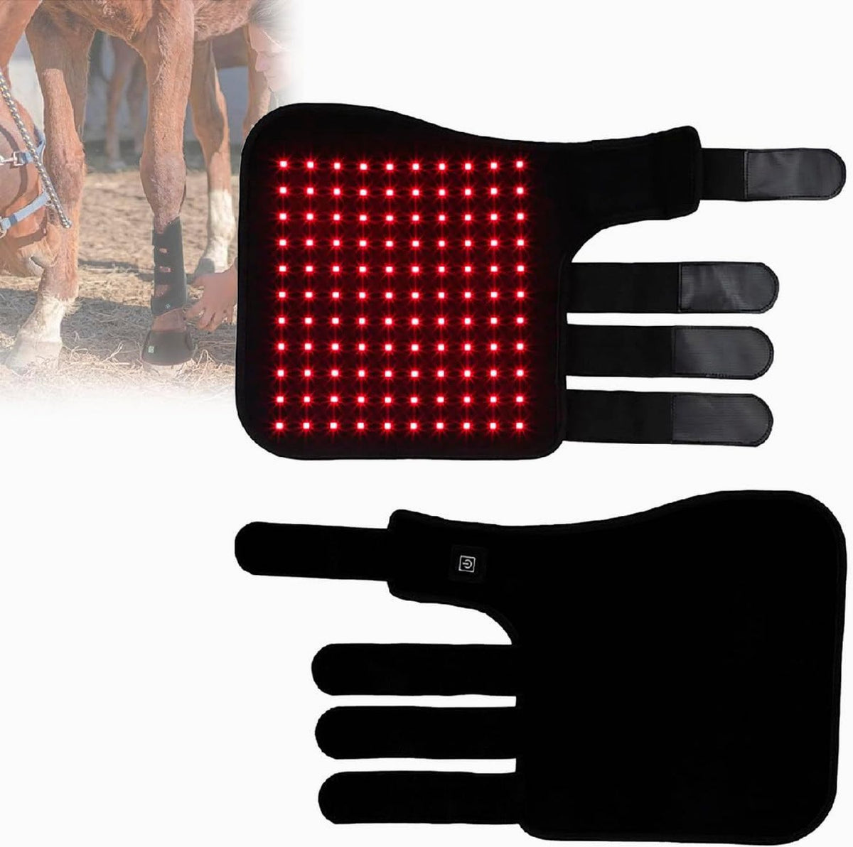 Appareil de luminothérapie LED Rouge - affichage LED, format portable