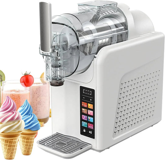 Machine à Granita, machine à granité, 7 programmes, tactile, blanc, pour Granita