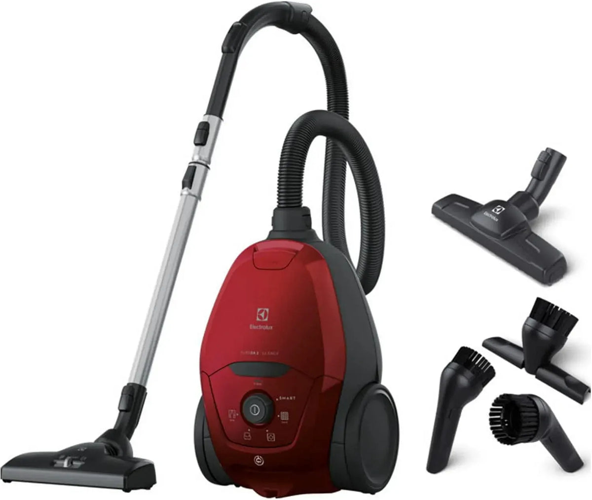 Aspirateur, 500 W, 57 dB, Aspirateur PD824CR, rouge