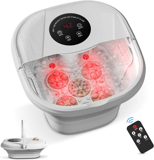 bain de pieds électrique massant, Masseur, Portable, fonction chauffante, pour Les Pieds