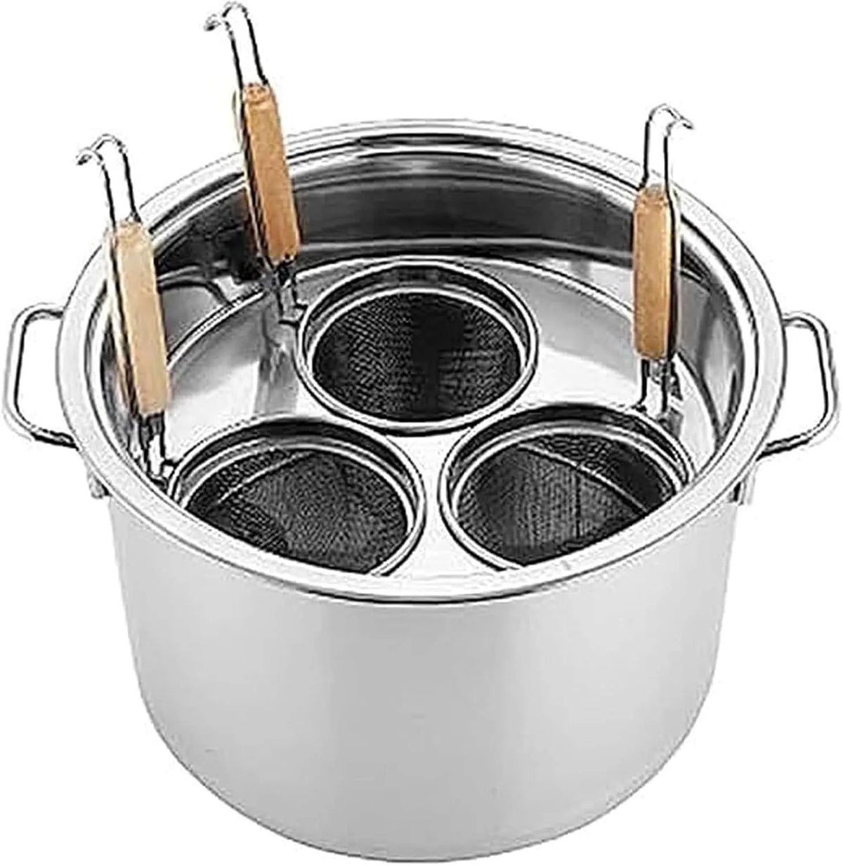 Panier de cuisson de pâtes, marmite à pâtes en acier inoxydable avec panier passoire, pour ustensile de cuisine de restaurant de cuisine domest