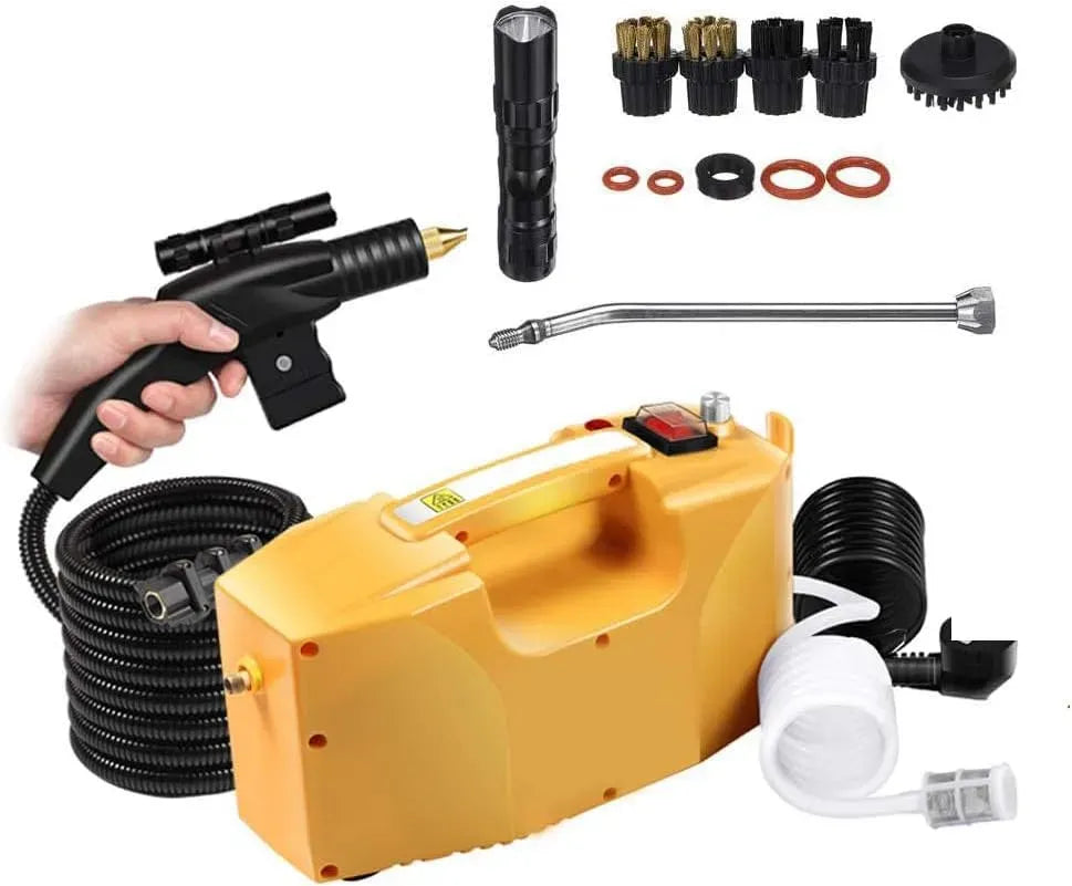 Nettoyeur vapeur, 3000 W, portable, professionnel, usage sur sols, cuisine, voiture, vitres et canapé